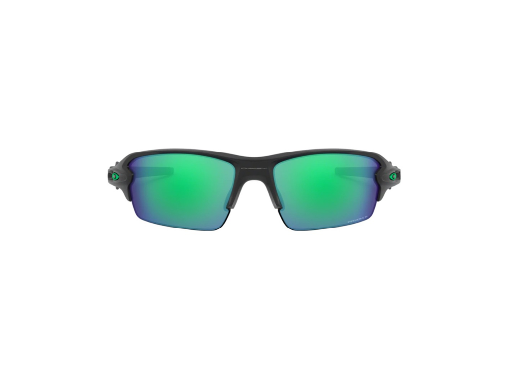 [OO9271-2561] Flak Matte Black Prizm Jade Polarized