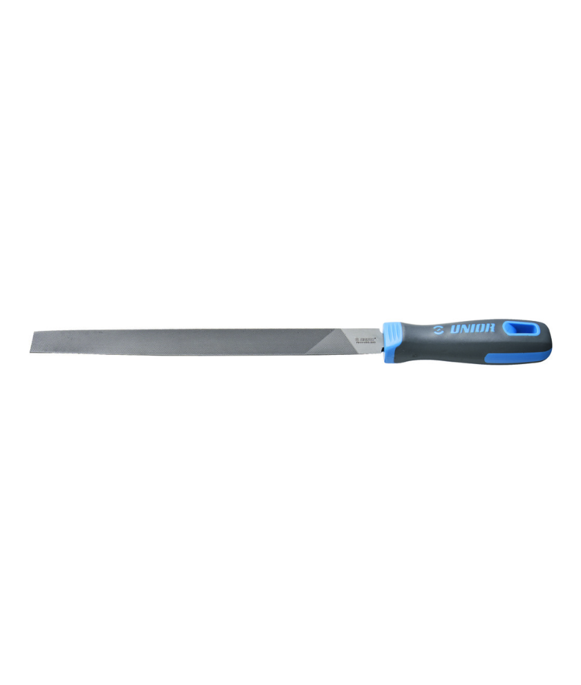 [619307] UNIOR 761H1/2S Half-ROUND FILE WITH HANDLE, HALF SMOOTH 100 2019 619307