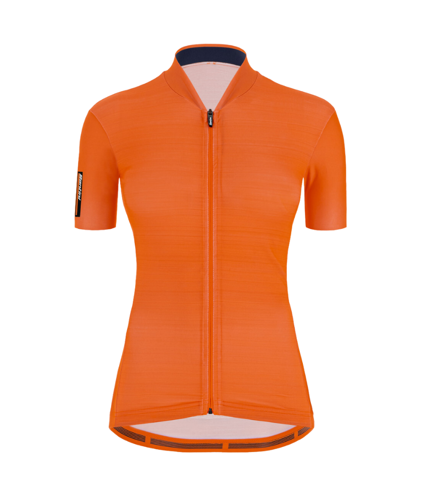 SANTINI 21S COLOR S/S JERSEY FOR WOMEN ARANCIO FLUO/ORANGE FLUO SIZE S (1S940L75COLOR)