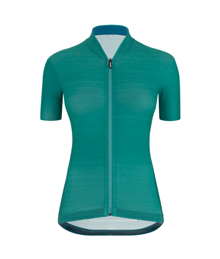 SANTINI 21S COLOR S/S JERSEY FOR WOMEN PETROLIO/TEAL SIZE M (1S940L75COLOR)