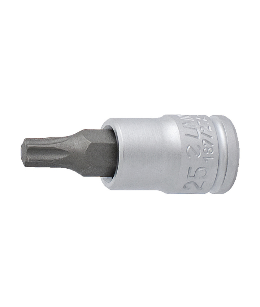 [607907] Screwdriver Socket With Tx Profile 1/4" TX 25