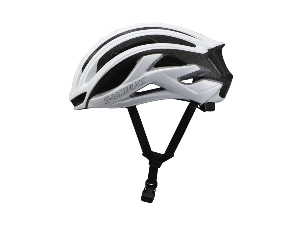 [60921-7122] Helmet - Sw Prevail II Vent Angi Mips Ce Matte Wht/Chrm Asia
