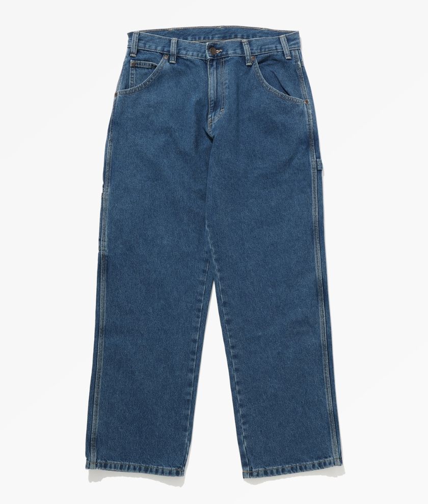 Men's Stone Washed Denim Utility Jean