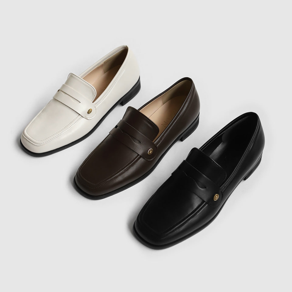 Edis Square Penny Loafer (2cm)