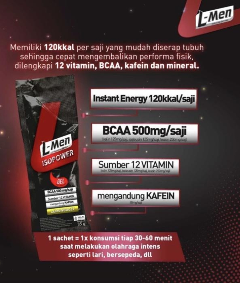 [2LM3401083] Isopower Gel 35Gr